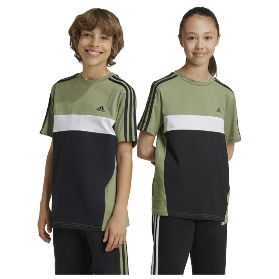 Adidas Παιδική κοντομάνικη μπλούζα Tiberio 3-Stripes Colorblock Tee